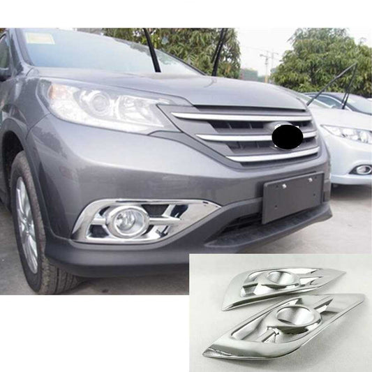 Honda CRV Chrom Nebelscheinwerfer Licht Abdeckung Rahmen Vorne