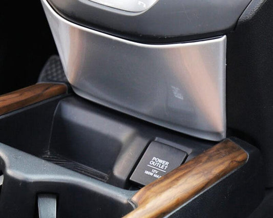 Honda CRV Chrom Carbon Mittelkonsole Aufbewahrungs Lager Abdeckung