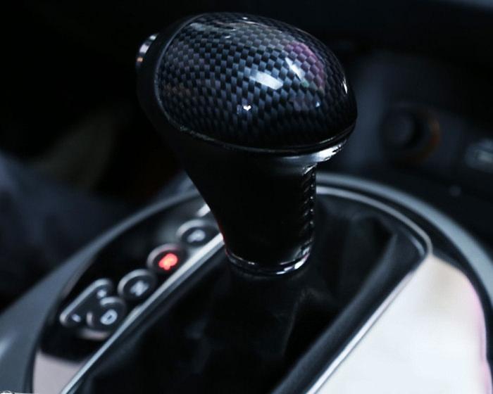 Kia Sportage 3 SL Carbon Schaltknauf Schalthebel Abdeckung