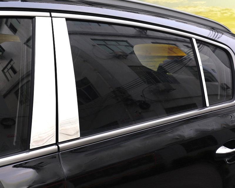 Kia Sportage 4 QL Chrom Türzierleisten Abdeckung B Säule Türsäule