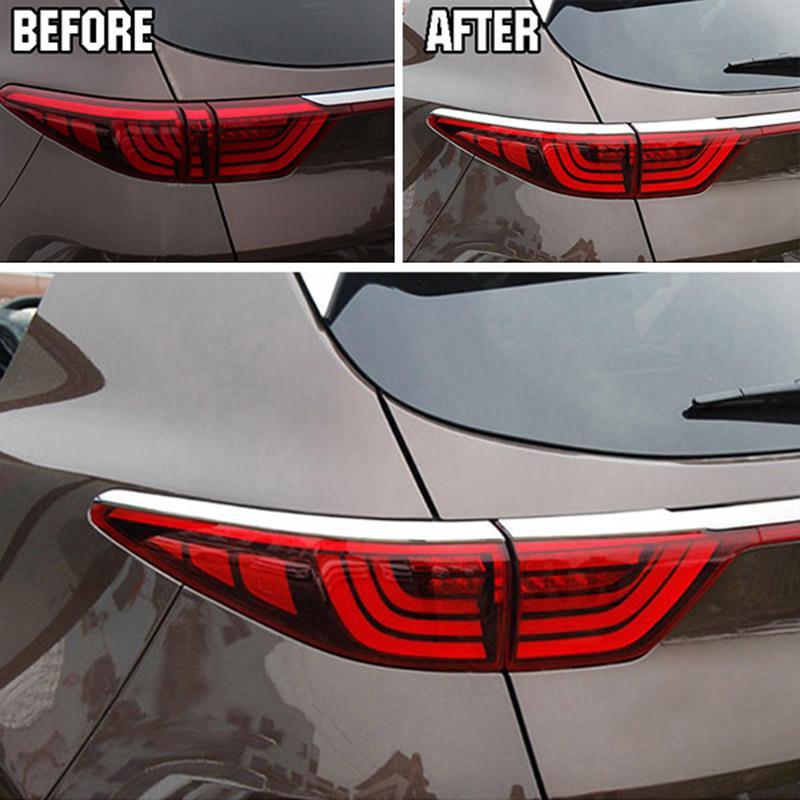 Kia Sportage 4 QL Chrom Abdeckung Hinteres Licht Rückleuchte Hecklicht