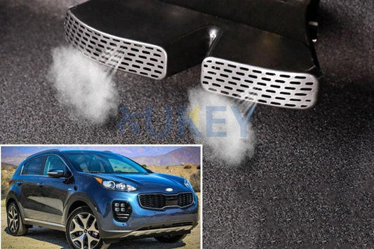 Kia Sportage 4 QL Chrom Luftdüsen Lüftung Rear Hinten Sitz Abdeckung