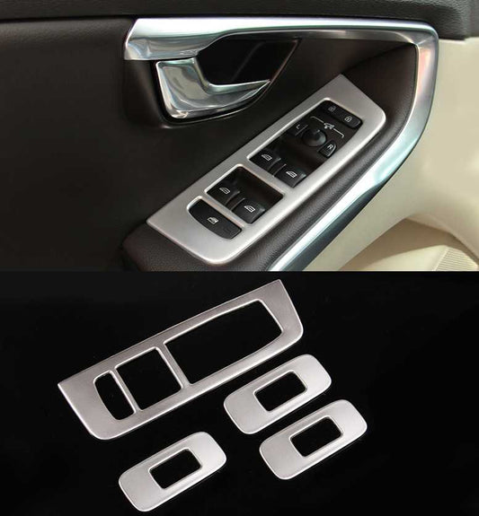 Volvo V40 P1 Chrom Abdeckung Fenster Heber Schalter Taster Rahmen