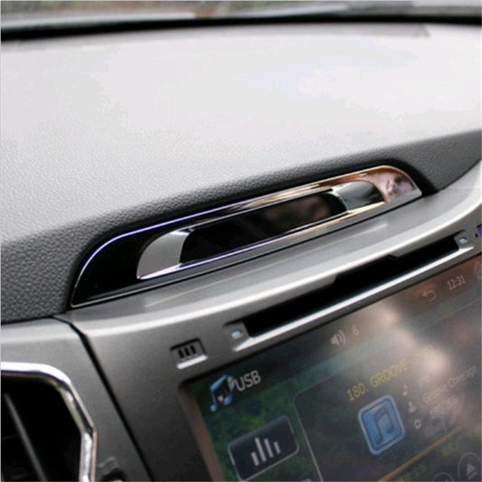 Kia Sportage 3 SL Chrom Mittelkonsole Armaturenbrett Rahmen Abdeckung