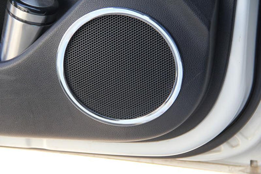 Kia Rio 3 UB Chrom Tür Lautsprecher Ringe Rahmen Abdeckung Blende