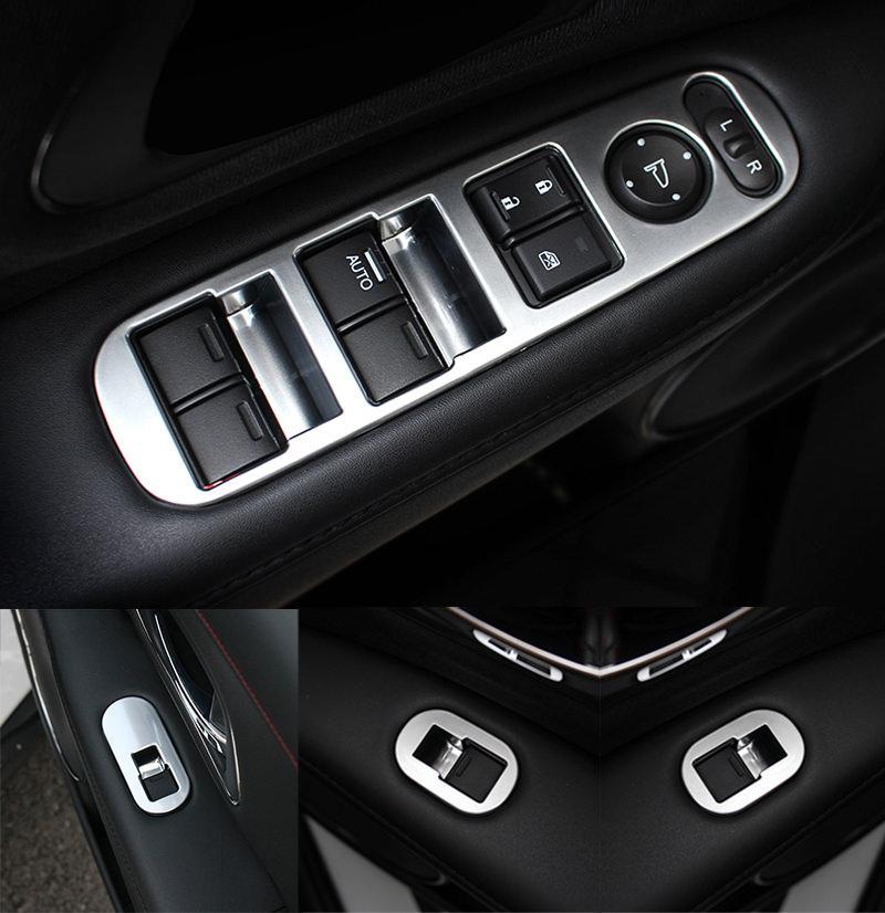 Honda HRV Chrom Abdeckung Fenster Heber Schalter Taster Rahmen