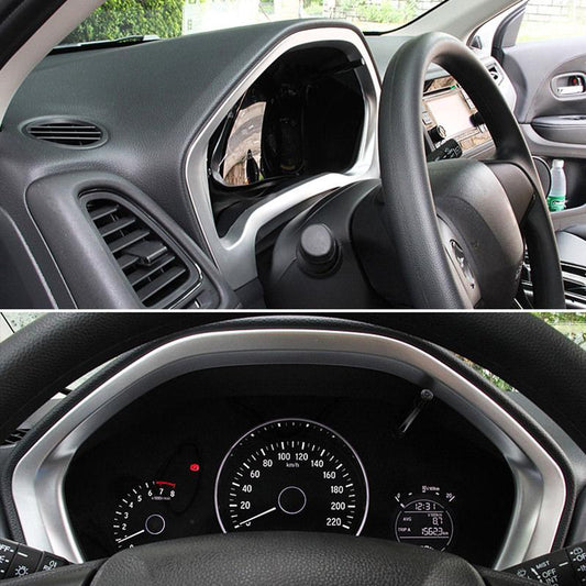 Honda HRV Chrom Mittelkonsole Armaturenbrett Geschwindigkeitsmesser Abdeckung