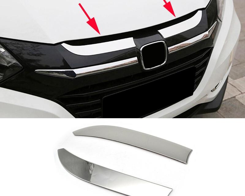 Honda HRV Chrom Stossleiste Kühlergrill Vorne Leiste Abdeckung