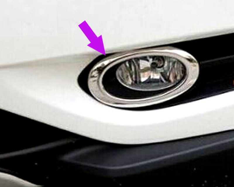 Honda HRV Chrom Nebelscheinwerfer Licht Abdeckung Rahmen Vorne