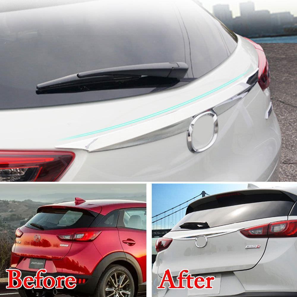 Mazda CX3 Chrom Kofferraum Gepäckraum Laderaum Obere Leiste