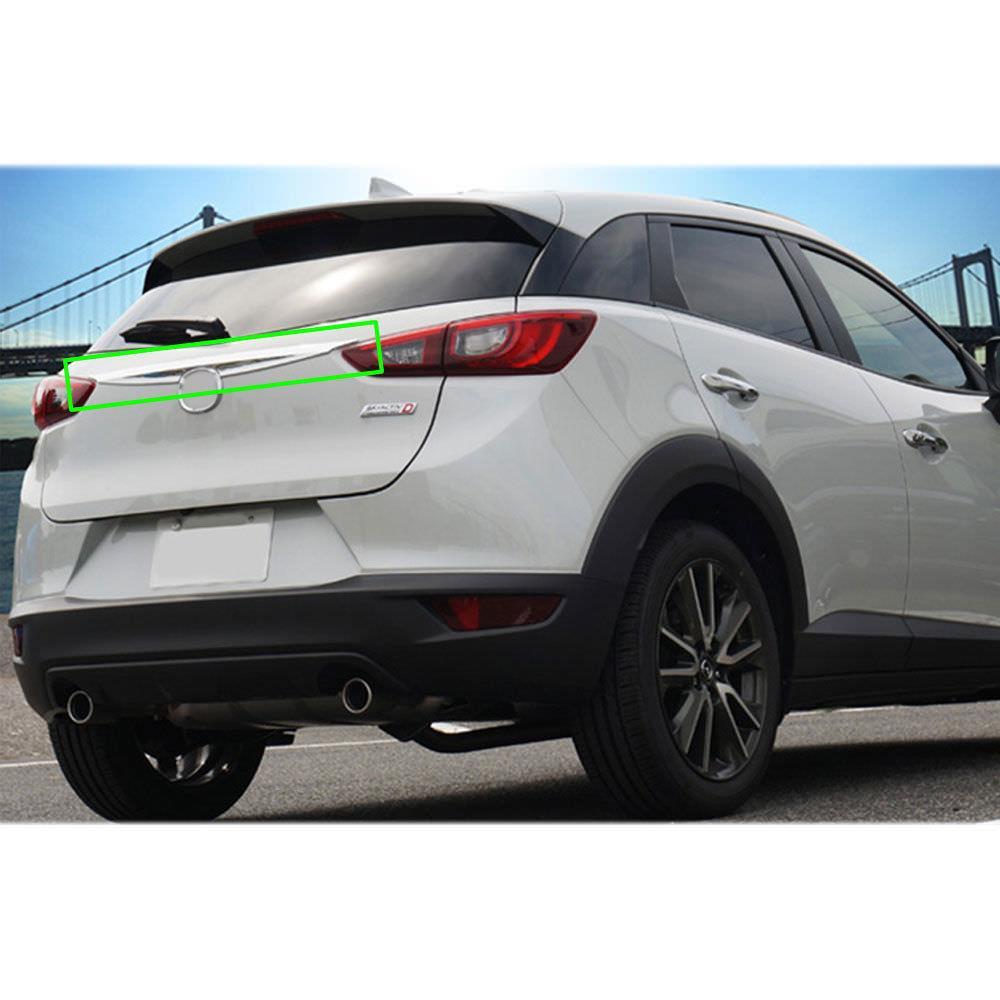 Mazda CX3 Chrom Kofferraum Gepäckraum Laderaum Obere Leiste