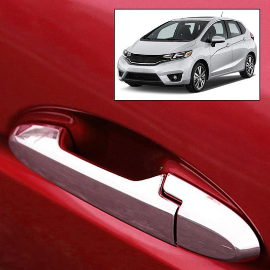Honda Jazz Chrom Türgriff Außen Tür Abdeckung Rahmen
