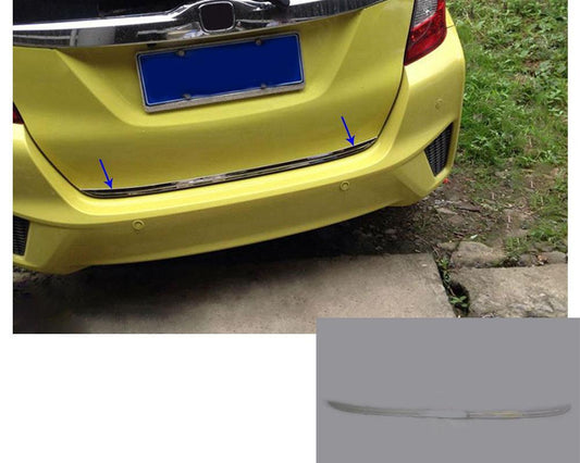 Honda Jazz Chrom Kofferraum Gepäckraum Abdeckung Hinten Leiste