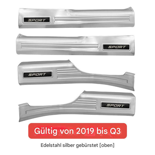 Einstiegsleisten Türschweller passend für Audi A6L / Q5 / A4L / A5 / Q3 – Edelstahl Welcome Pedal Innenraum Dekor & Tuning Zubehör