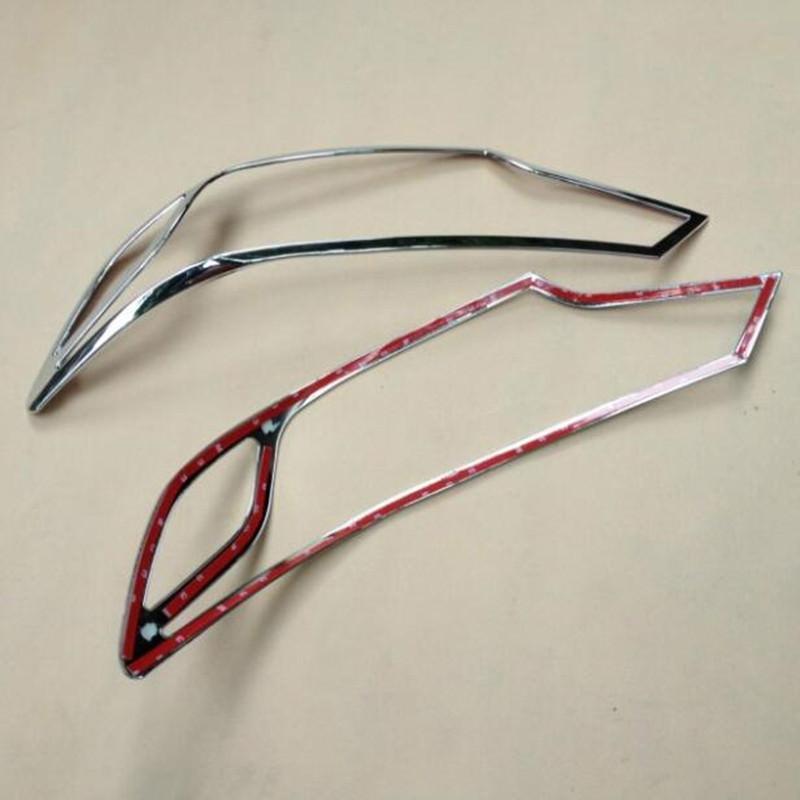 Honda Jazz Chrom Licht Leuchte Scheinwerfer Vorne Abdeckung