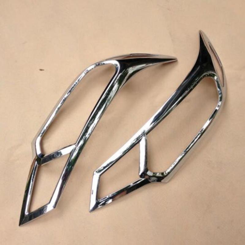 Honda Jazz Chrom Licht Leuchte Scheinwerfer Vorne Abdeckung