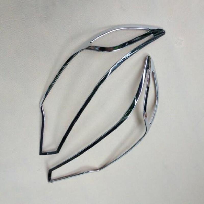 Honda Jazz Chrom Licht Leuchte Scheinwerfer Vorne Abdeckung