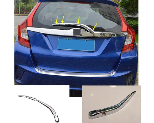 Honda Jazz Chrom Heck Wischerarm Scheibenwischer Abdeckung