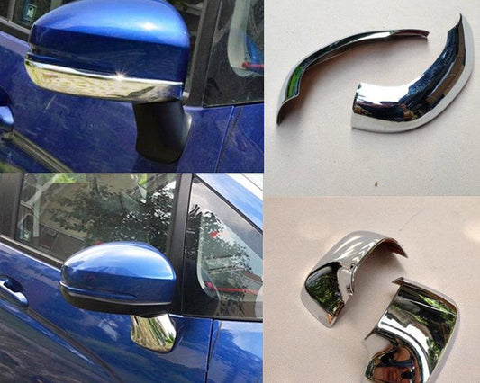 Honda Jazz Chrom Rückspiegel Seitenspiegel Abdeckung Blende Rahmen