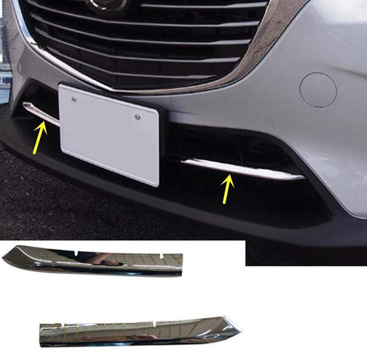 Mazda CX3 Chrom Vorne Kühlergrill Gitter Leiste Abdeckung Unten