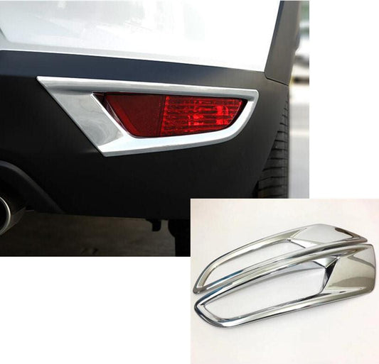 Mazda CX3 Chrom Nebelscheinwerfer Licht Abdeckung Rahmen Hinten