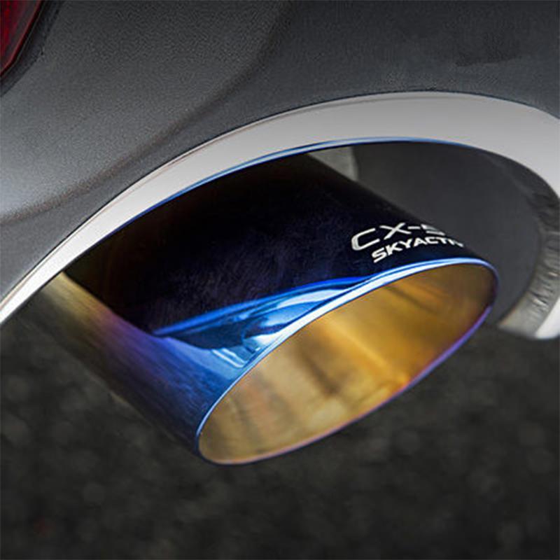 Mazda CX5 KE Edelstahl Auspuff Blende Endrohr Schalldämpfer
