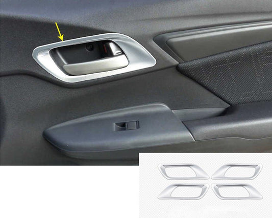 Honda Jazz Chrom Türgriff Innen Abdeckung Blende Rahmen