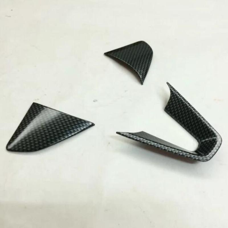 Honda Jazz Chrom Carbon Lenkradbezug Lenkradhülle Abdeckung Rahmen