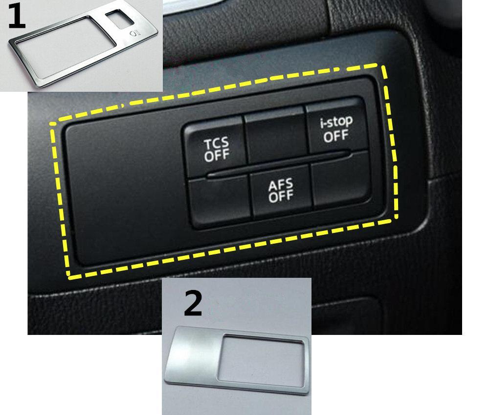 Mazda 3 BM/BN Chrom Licht Schalter Leuchte Scheinwerfer Abdeckung