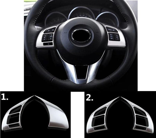 Mazda 3 BM/BN Chrom Lenkrad Knopfe Rahmen Abdeckung