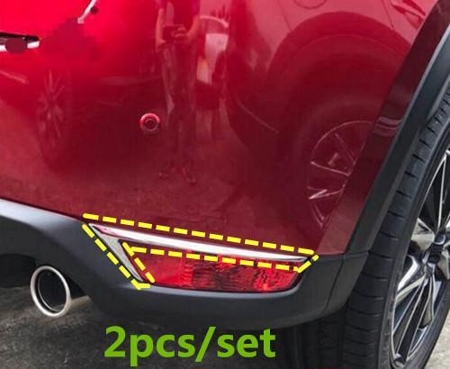 Mazda CX5 KF Chrom Nebelscheinwerfer Licht Abdeckung Rahmen Hinten