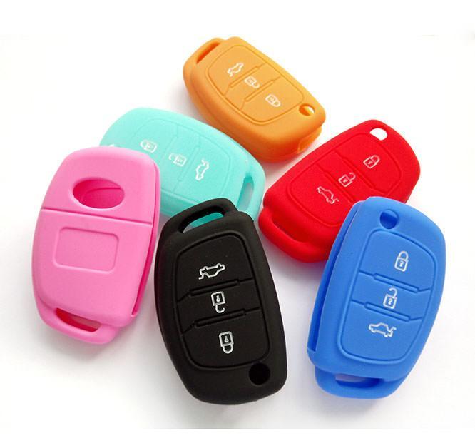 Hyundai Elantra 5 AD Silikon Auto Schlüssel Schutz Hülle Etui