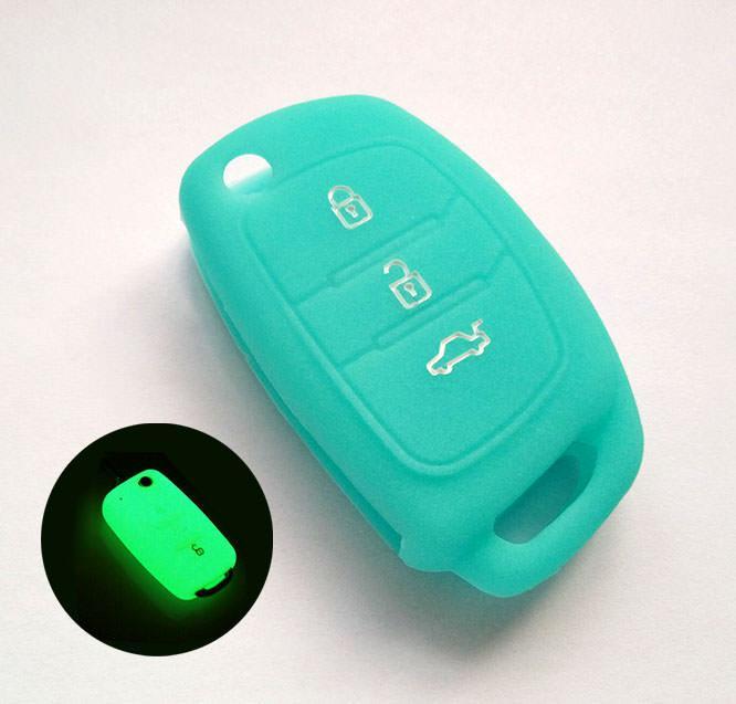 Hyundai Elantra 5 AD Silikon Auto Schlüssel Schutz Hülle Etui