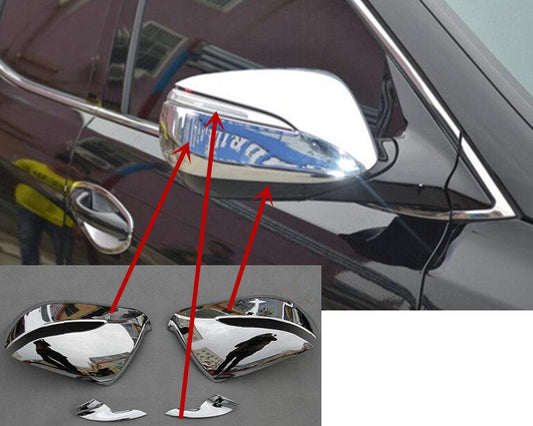 Hyundai Santa Fe 3 DM Chrom Rückspiegel Seitenspiegel Abdeckung Blende Rahmen