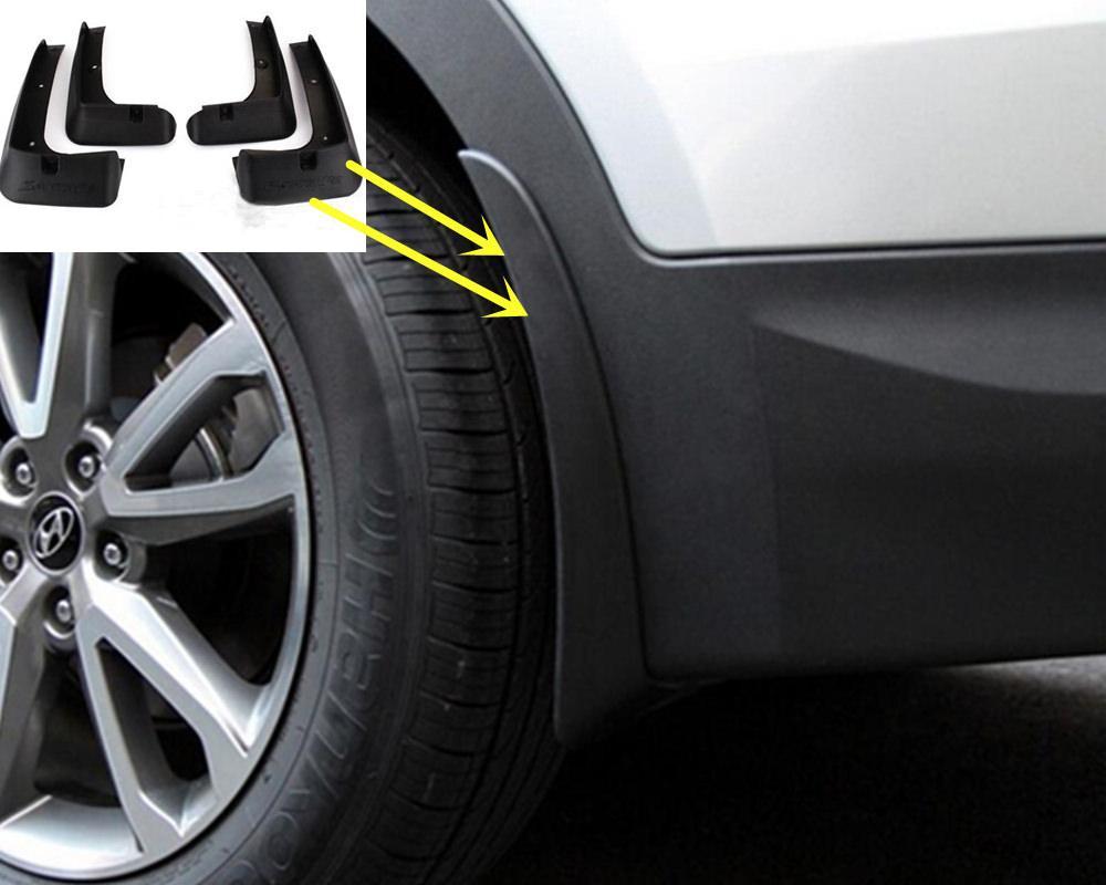 Hyundai Santa Fe 3 DM Schmutzfänger Spritzschutz Schmutzlappen Vorne Hinten
