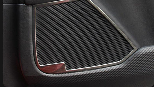 Mazda CX5 KF Chrom Tür Lautsprecher Ringe Musik Rahmen Abdeckung