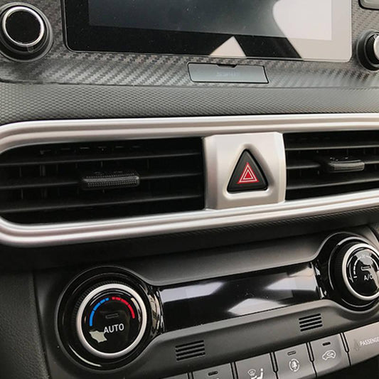 Hyundai Kona Mittelkonsole Armaturenbrett Luftdüsen Lüftung Abdeckung Rahmen