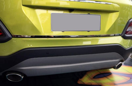 Hyundai Kona Chrom Kofferraum Gepäckraum Abdeckung Hinten Leiste