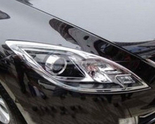 Mazda 6 GH Chrom Scheinwerfer Leuchte Licht Abdeckung Vorne