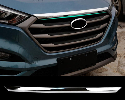 Hyundai Tucson 3 TL Chrom Stossleiste Motorhaube Vorne Leiste Abdeckung