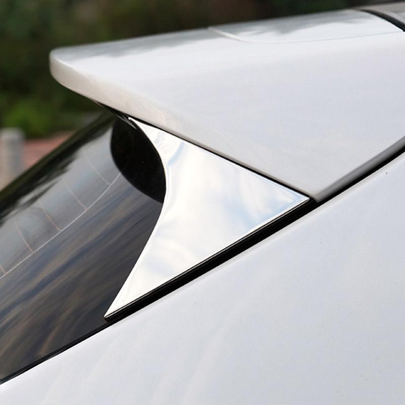 Hyundai Tucson 3 TL Chrom Dreieck Fenster Hinten Abdeckung Rahmen