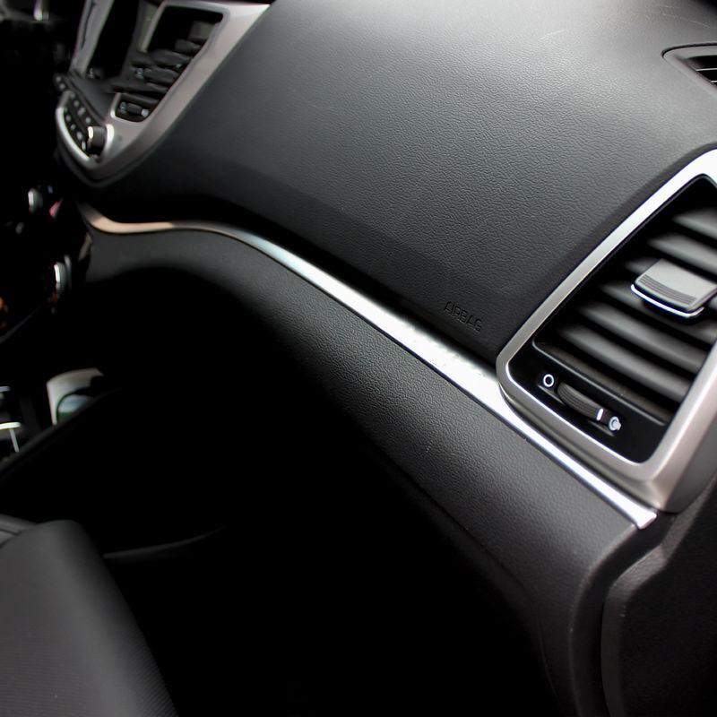 Hyundai Tucson 3 TL Chrom Mittelkonsole Armaturenbrett Leiste Abdeckung
