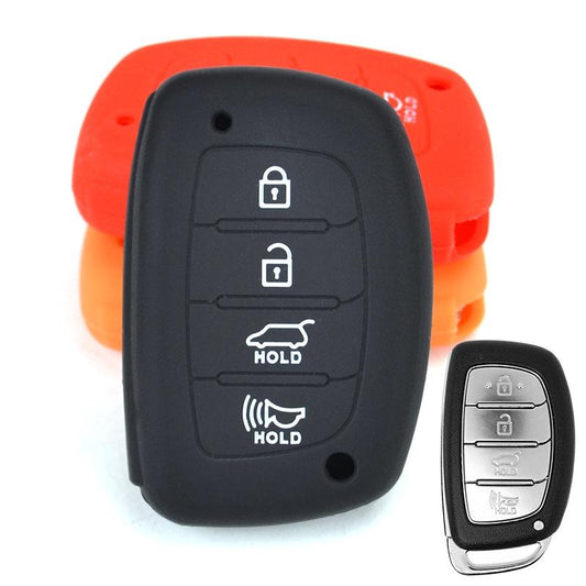Hyundai Tucson 3 TL Silikon Auto Schlüssel Schutz Hülle Etui