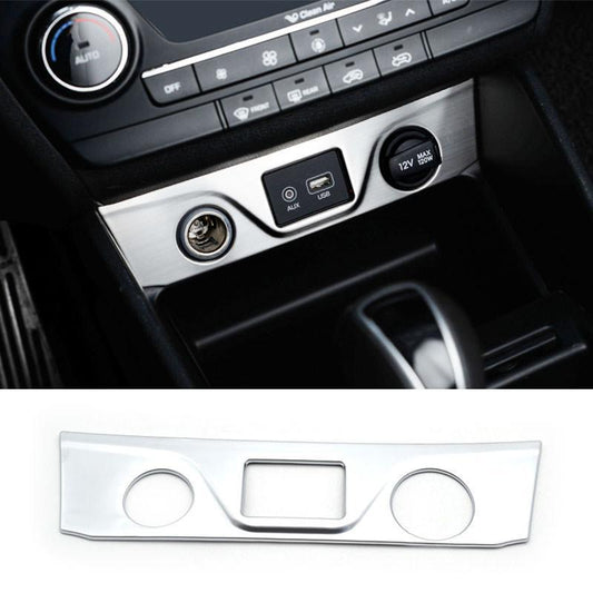 Hyundai Tucson 3 TL Chrom Zigaretten Anzünder USB Rahmen Abdeckung