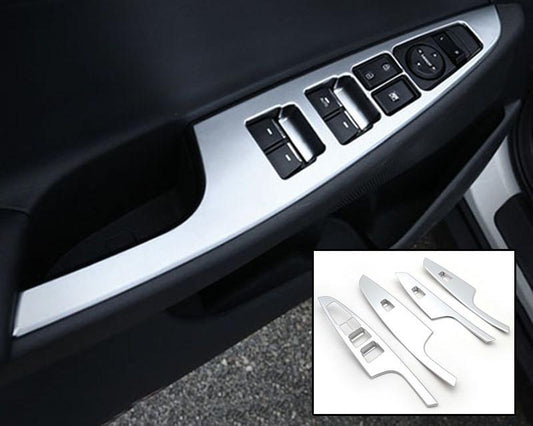 Hyundai Tucson 3 TL Chrom Abdeckung Fenster Heber Schalter Taster Rahmen