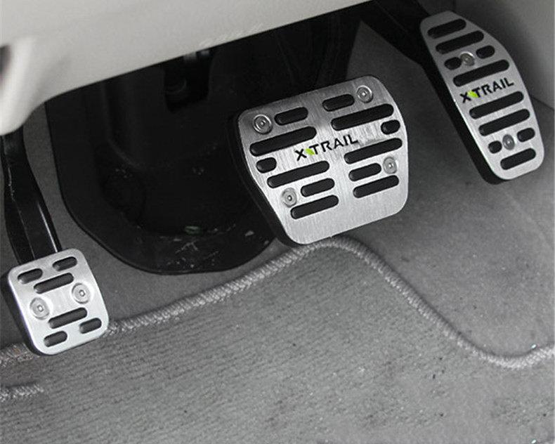 Nissan X-Trail T32 Pedal Auflagen Kappen Gaspedal Kupplung Bremse Fußstütze