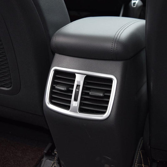 Hyundai Tucson 3 TL Chrom Mittelkonsole Armlehne Luftdüsen Lüftung Abdeckung Rahmen