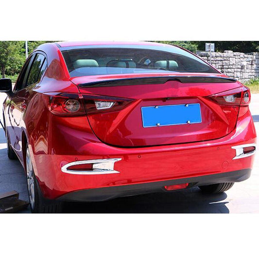 Mazda 3 BM Chrom Nebelscheinwerfer Licht Abdeckung Rahmen Hinten