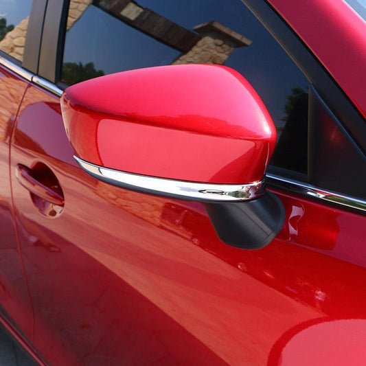 Mazda 3 BM Chrom Rückspiegel Spiegel Hinten Abdeckung Blende