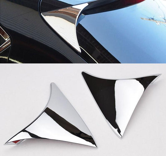 Mazda 3 BM Chrom Dreieck Fenster Hinten Abdeckung Rahmen (Fließheck)